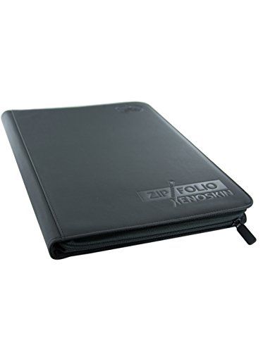 Ultimate Guard Zipfolio 360 XenoSkin 18-Pocket Card Storage Binder - Black