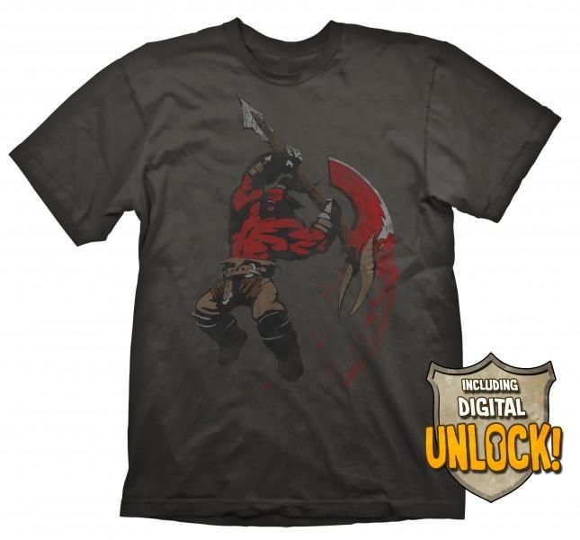 DOTA 2 Axe T-Shirt + Exclusive Digital Unlock - S