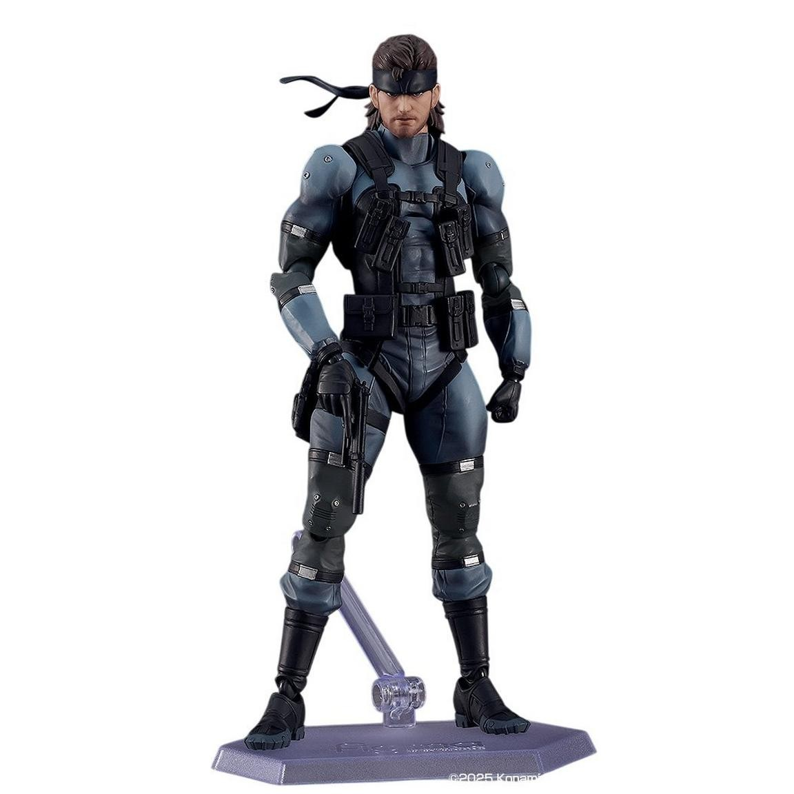 Figurine d\'action Figma Metal Gear Solid 2: Sons of Liberty Solid Snake MGS2 Ver. Édition Mise à Jour 16 cm