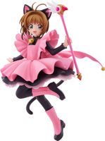 Cardcaptor Sakura Figurine Pop Up Parade Sakura Kinomoto: Black Cat Costume Ver. L Size 22cm