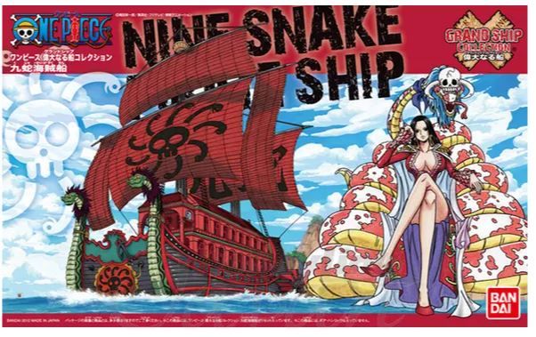 One Piece Maquette Grand Ship Collection Nine Snake Pirate Ship 15cm