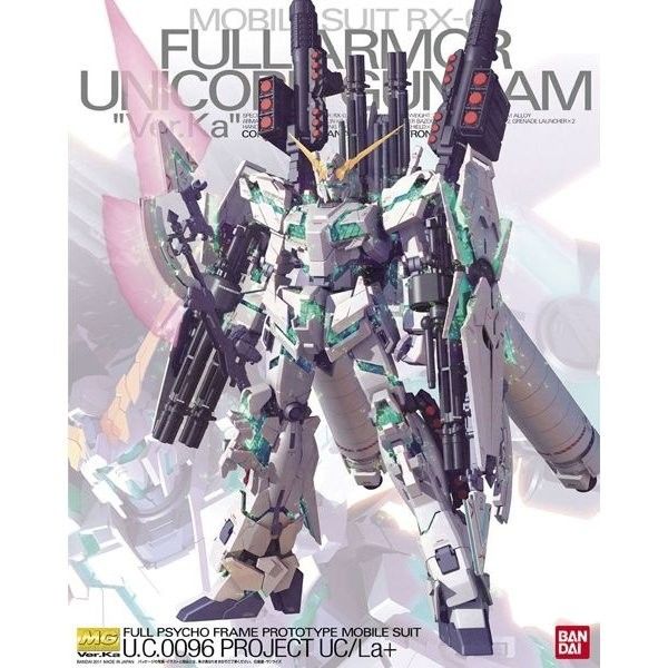 MG RX-0 Unicorn Gundam Full Armor Edition Version Ka 1/100