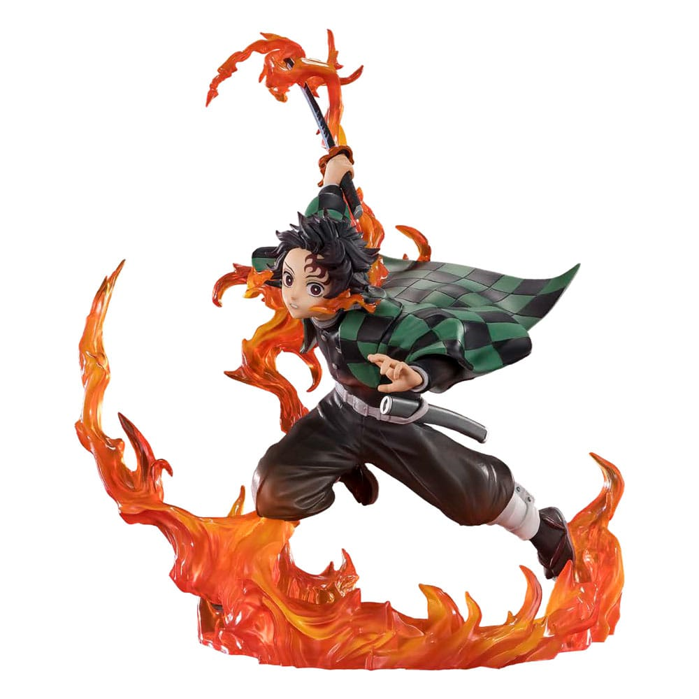 Demon Slayer: Kimetsu no Yaiba statuette PVC FiguartsZERO Kamado Tanjiro (Kyojuro Rengoku\'s Sword Guard Ver.) 19 cm