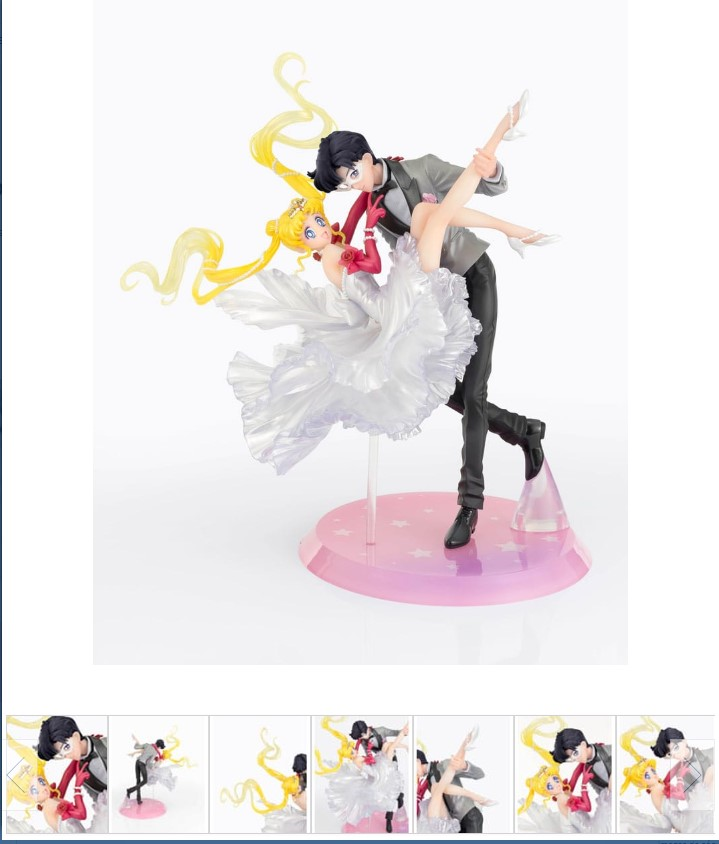 Sailor Moon statuette PVC FiguartsZERO Chouette Usagi & Tuxedo Mask Moonlight Glow Edition 24 cm