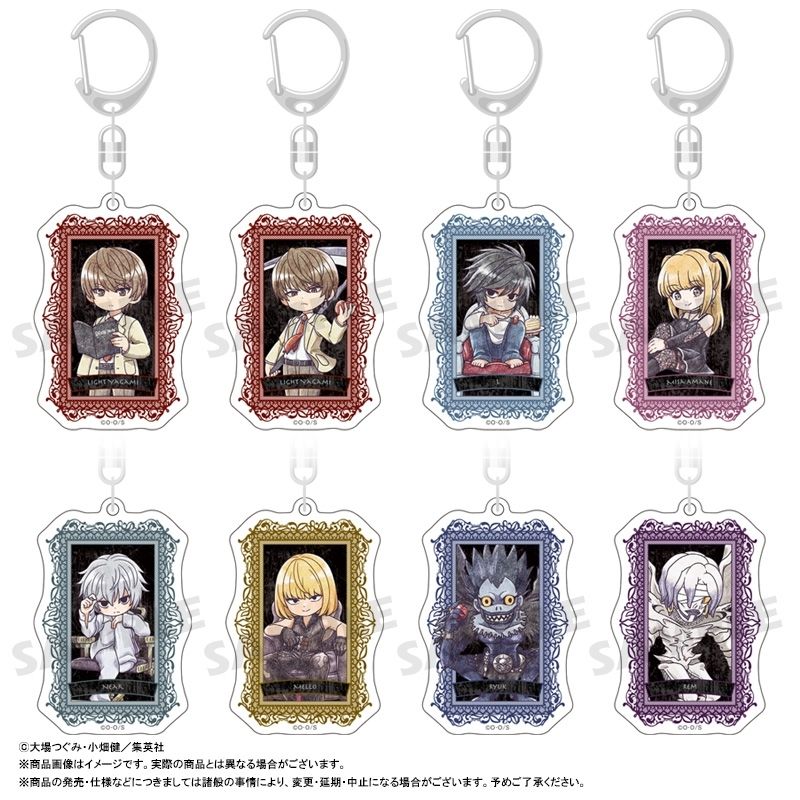 DEATH NOTE Pikopare Trading Acrylic Key Chain Box