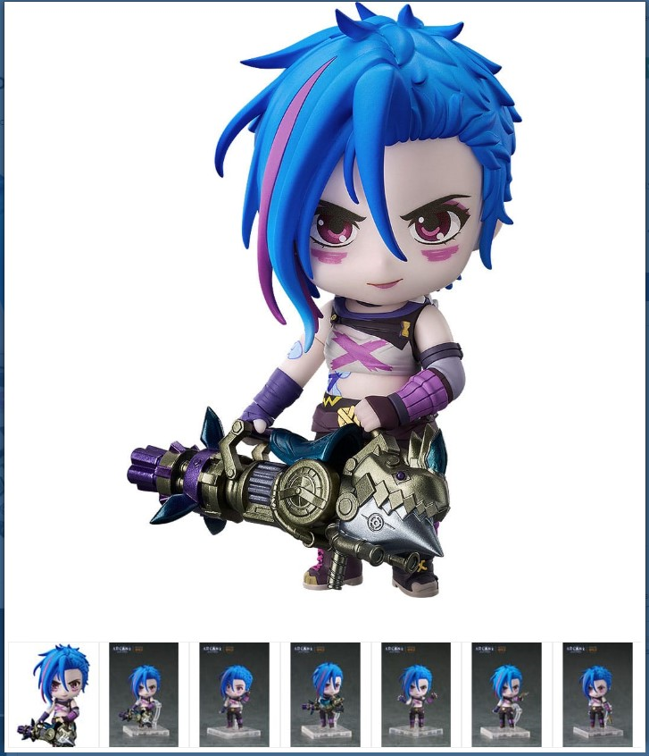 Arcane figurine Nendoroid Jinx Arcane Ver. 10 cm