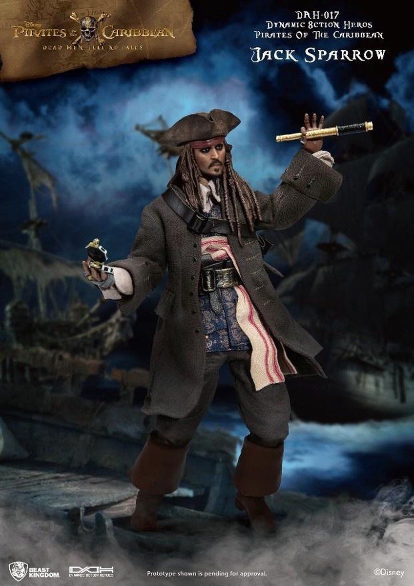 Disney - DAH-017 - Pirates des Caraïbes - Cap. Jack Sparrow