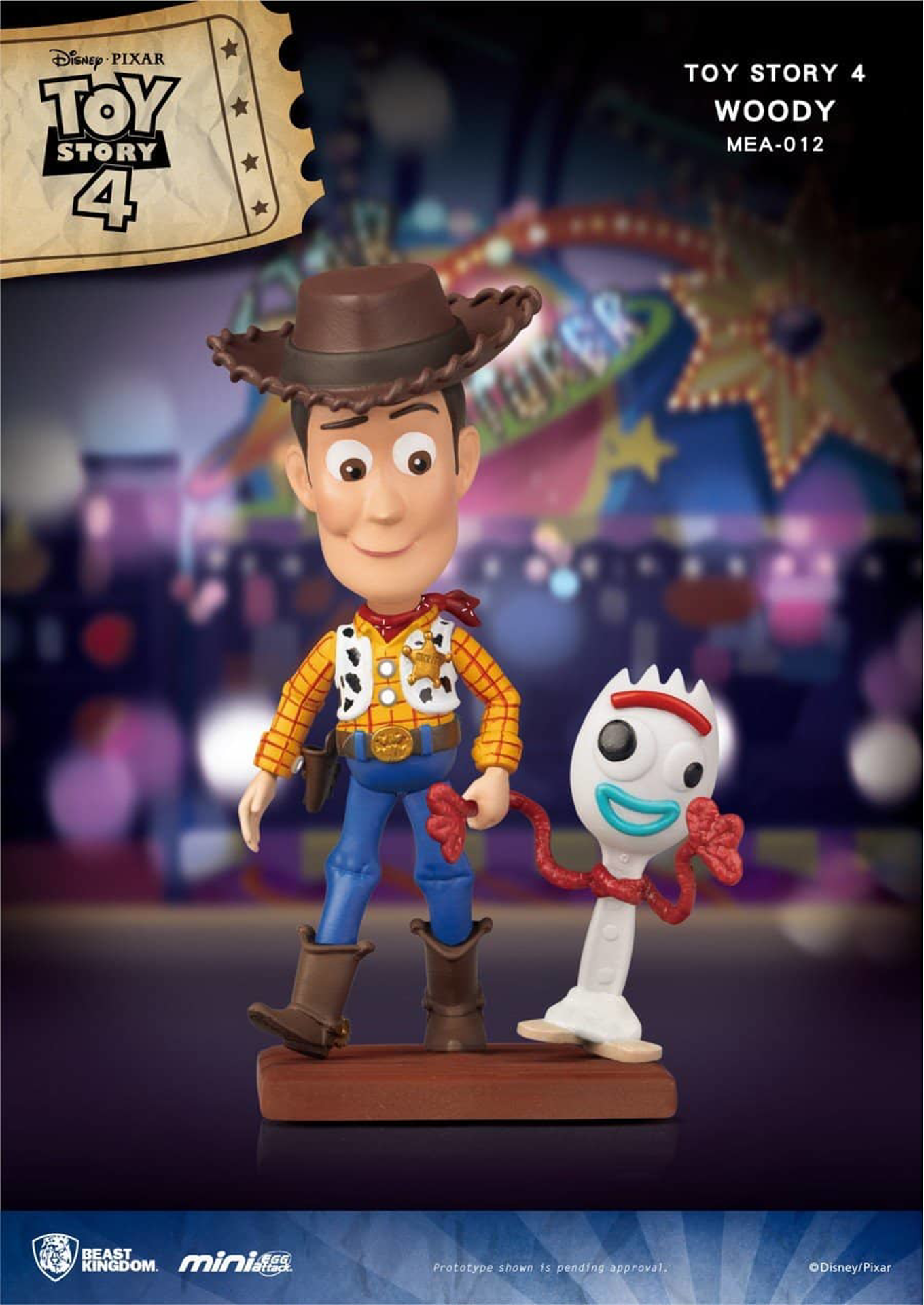 Figurine Woody et Fourchette