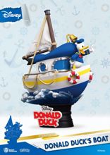 Disney - Diorama - Donald Duck\'s et son bateau 15cm