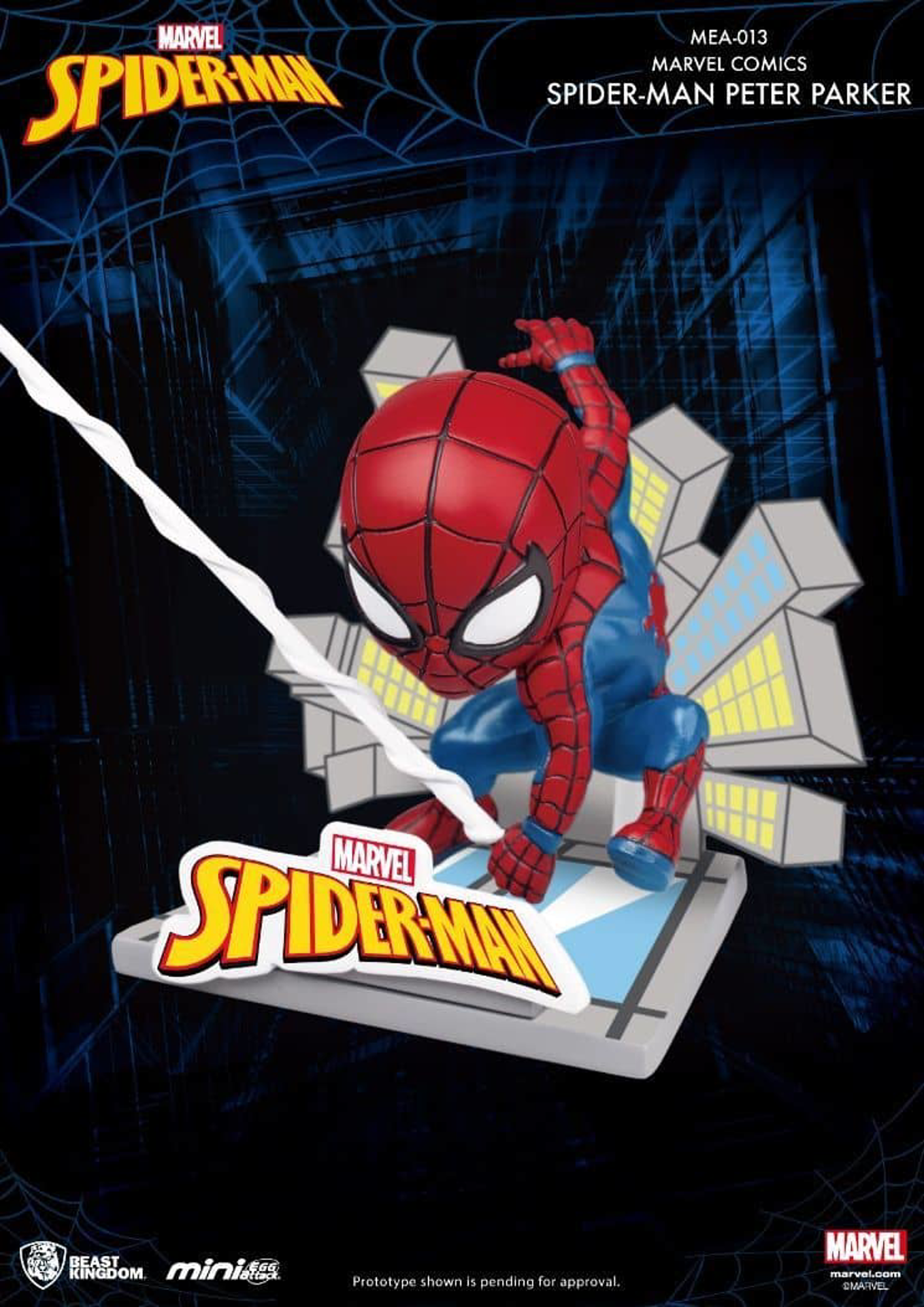 Marvel - FIGURINE MINI EGG ATTACK SPIDER-MAN PETER PARKER 8 CM