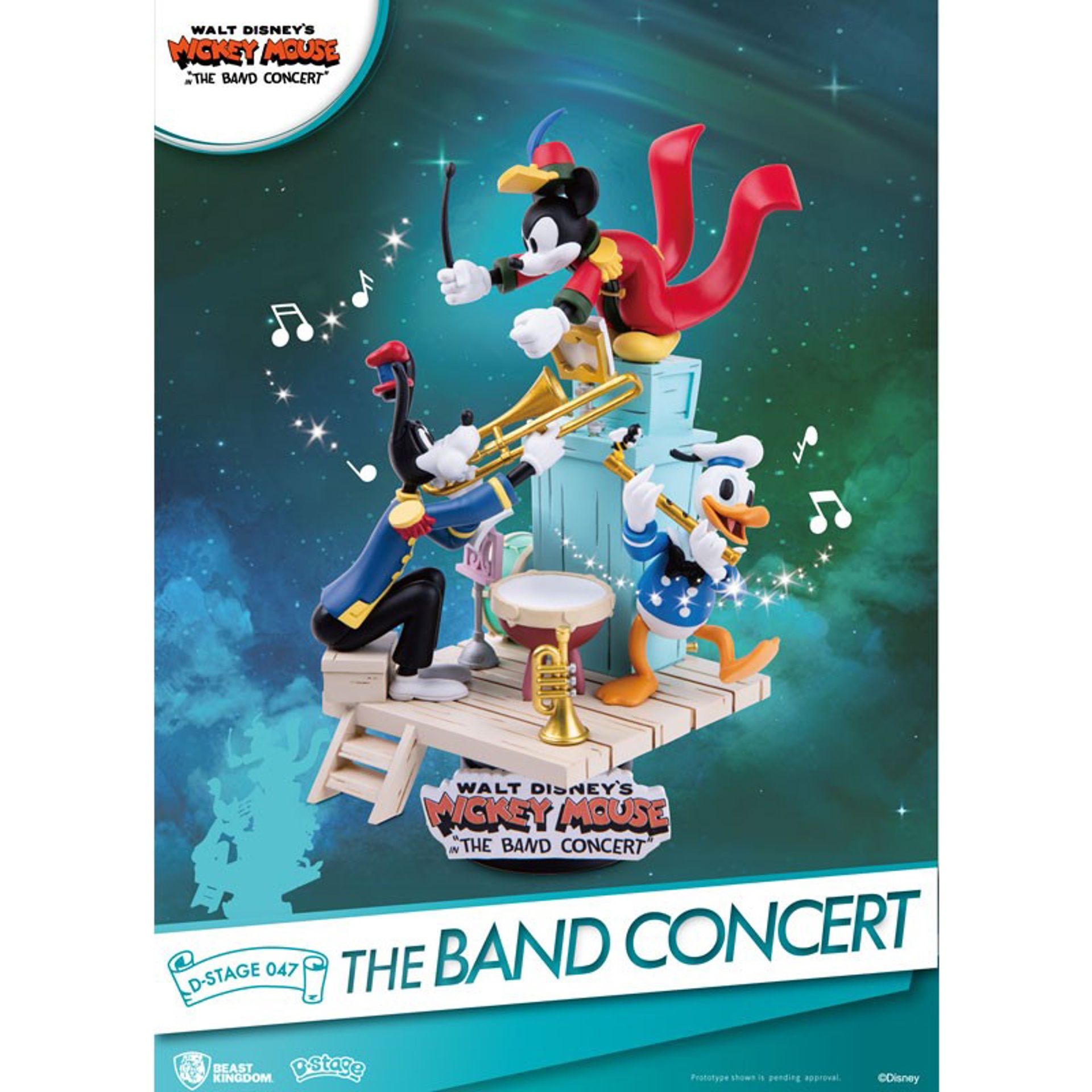 Disney - Diorama - Bande de Musique - 15cm