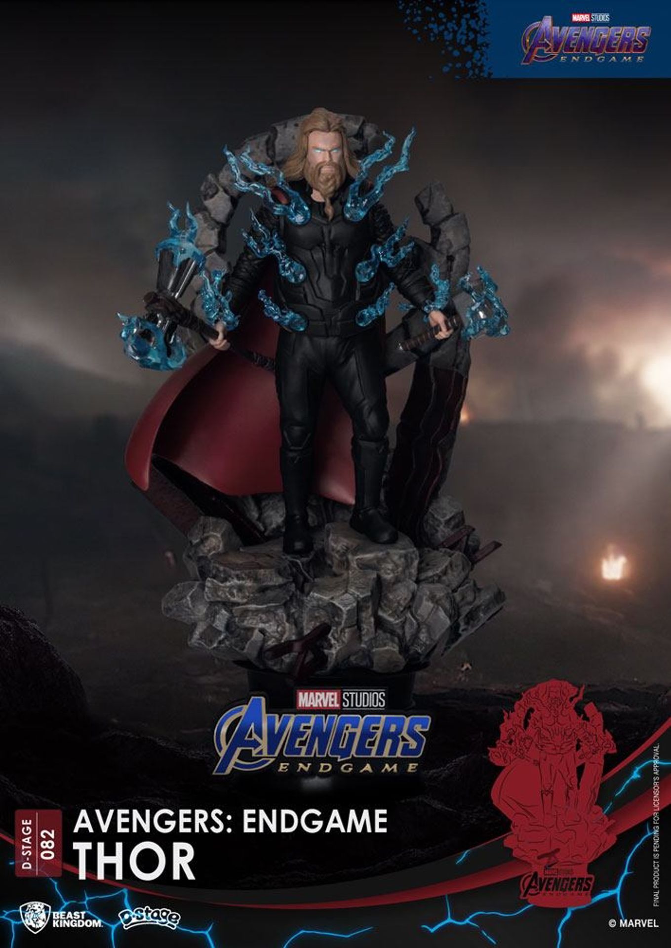 Marvel - Diorama-082 - Avengers : Endgame - Thor - 16cm