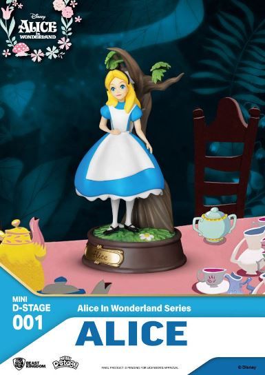 DISNEY - Alice - Statuette Mini Diorama 10cm