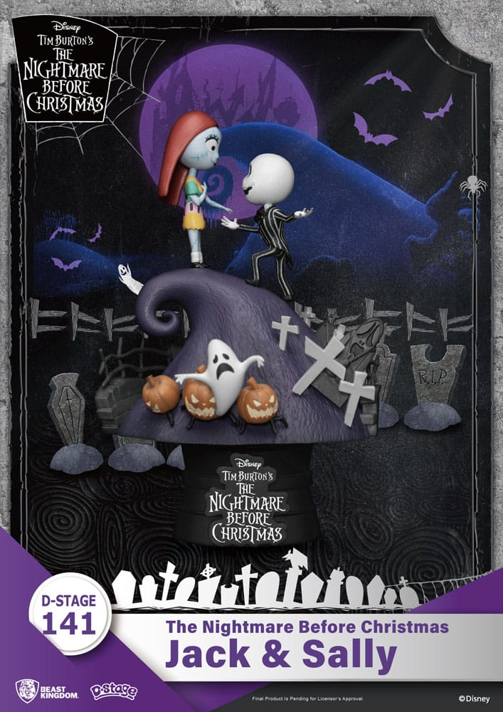 L´étrange Noël de Mr. Jack diorama PVC D-Stage Jack & Sally 15 cm