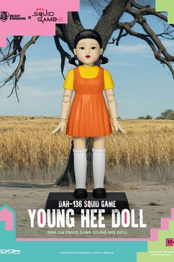 Squid Game figurine avec sonore Young Hee Doll 30 cm