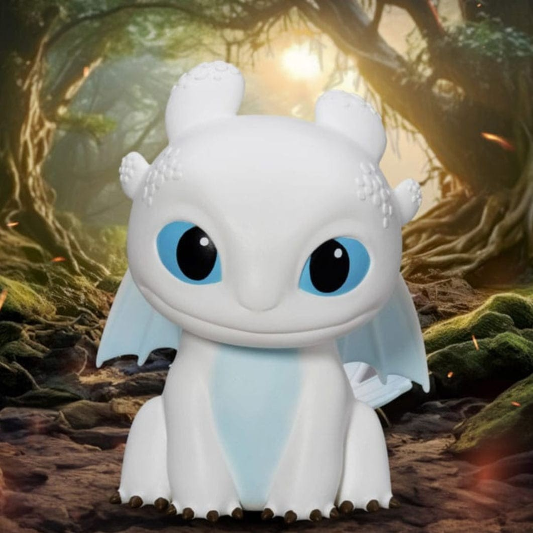 Tirelire Light Fury - Dragons : Le monde caché Figurine Vinyle 12 cm