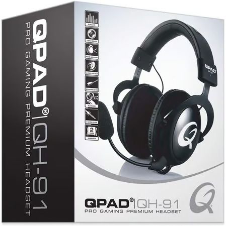 QPAD - Casque de jeu QH-91 - Noir