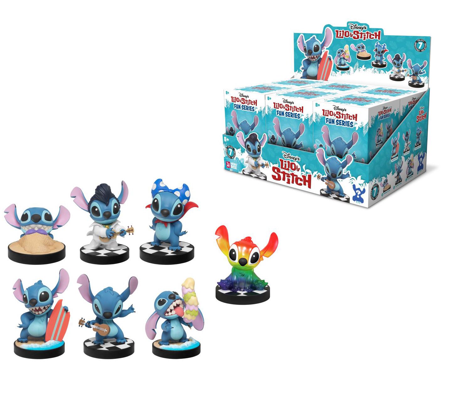 Stitch figurine mini Hero Box Fun Series 8 cm