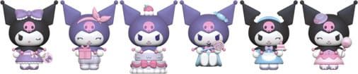 Sanrio Kuromi Party Series Minifigures Kuromi 5 cm Blind Box Display (12)
