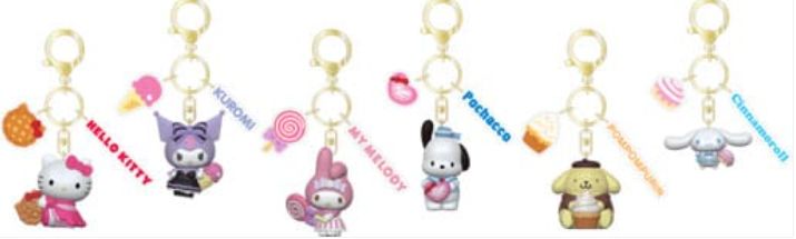 Porte clé Hello Kitty - My Mélody Rose