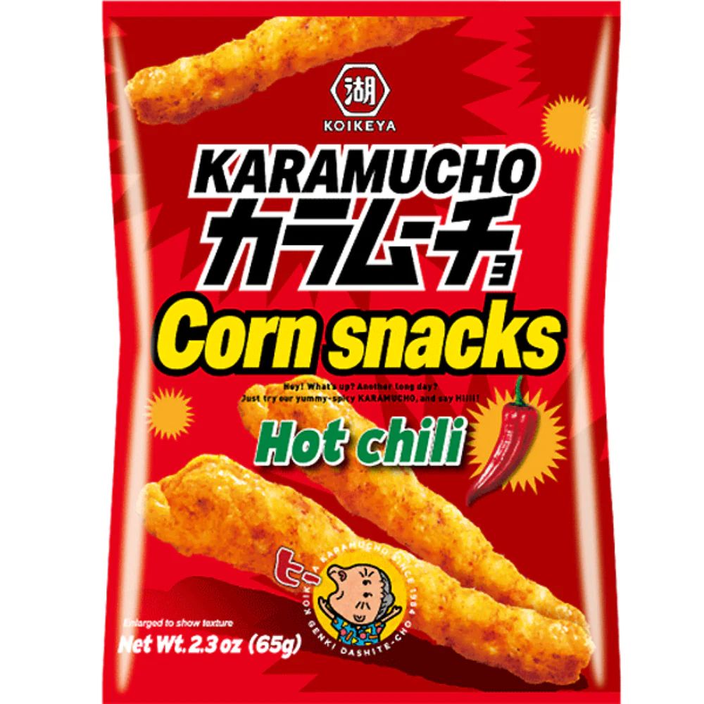 Kara Mucho Corn Snacks Hot Chili 65g