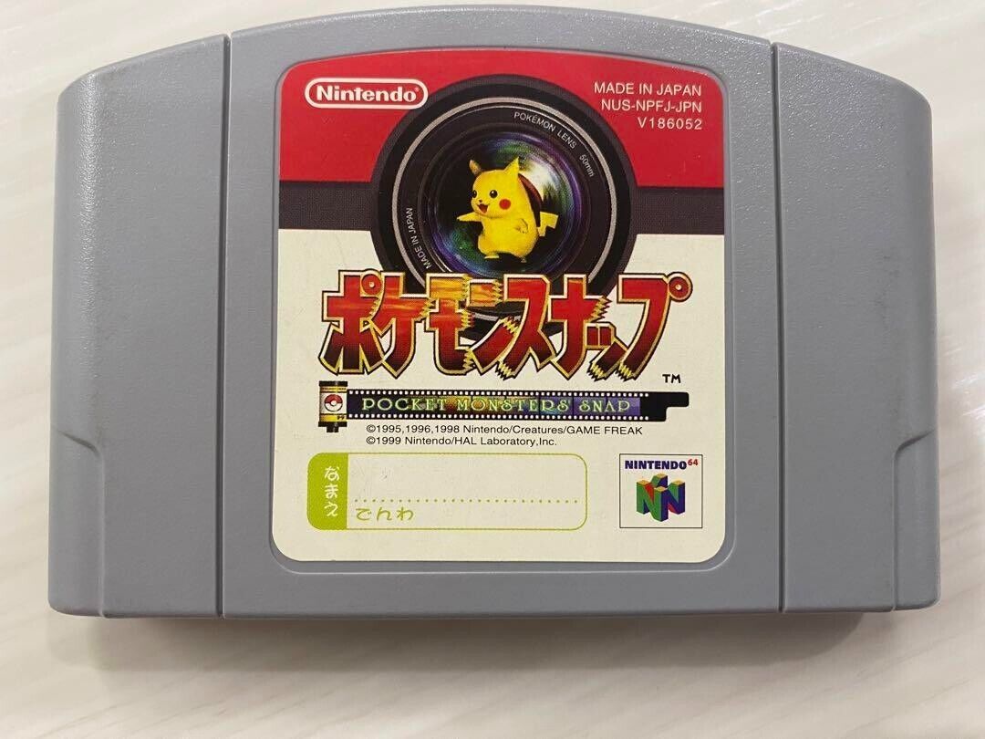 Pokemon Snap N64 Version Japonaise