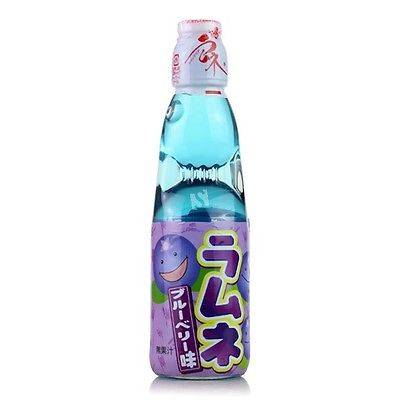 Hata-Kosen Limonade Ramune à la myrtille 200ml