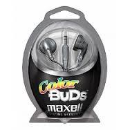 Maxell Color Budz Silver MULT Audio / Sound