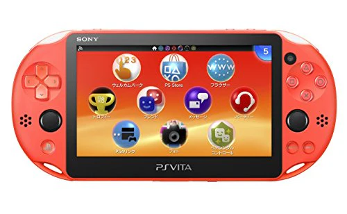PS Vita PCH-2000 ZA24 orange fluo modèle Wi-Fi import Japon