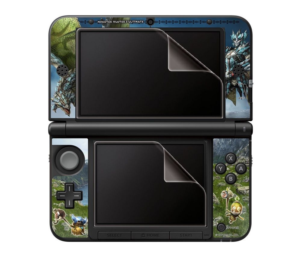 HORI - 3DS XL Monster Hunter 3 Skin & Filtre