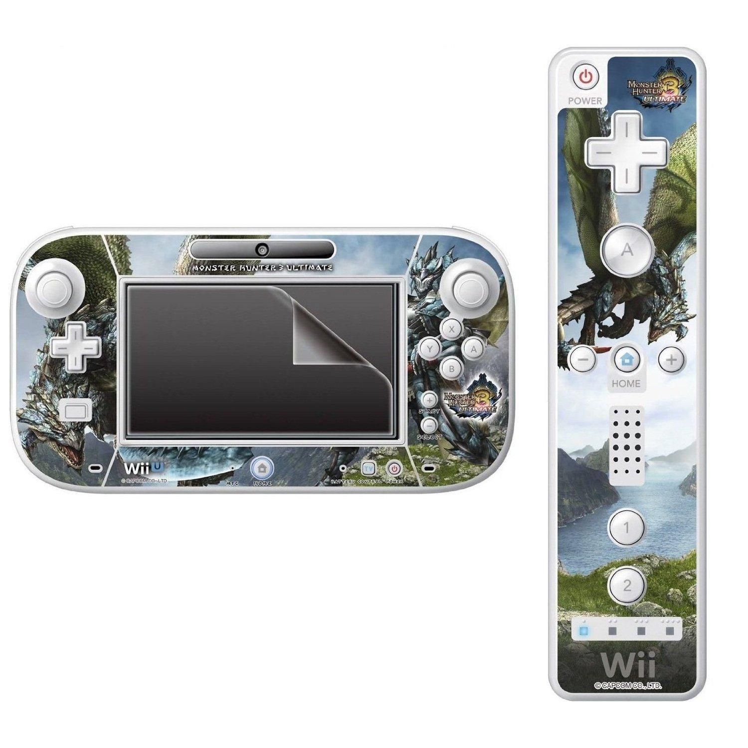 HORI - Wii U Monster Hunter 3 Skin & Filtre