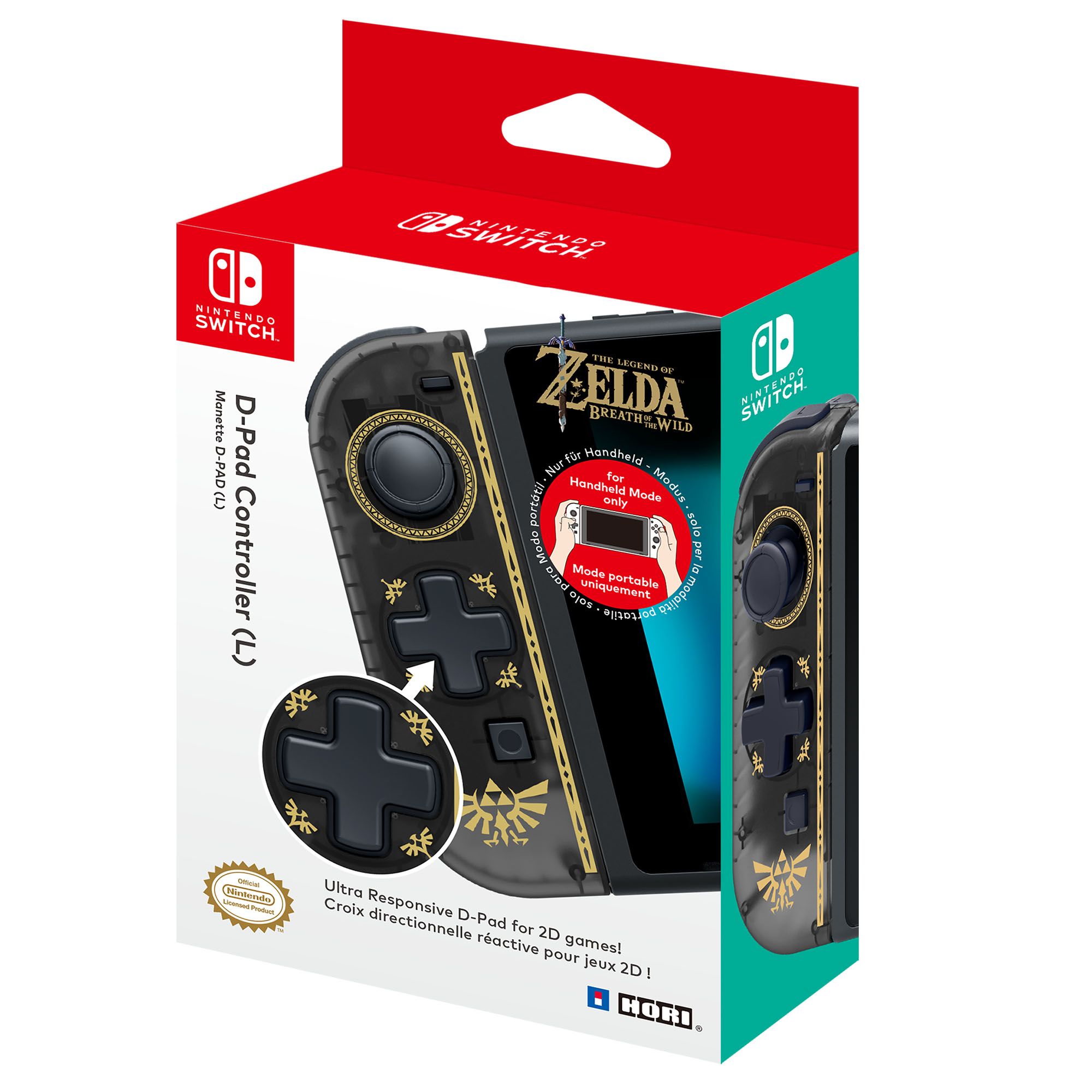 HORI - Nintendo Switch D-Pad Controller (L) Zelda Breath of the