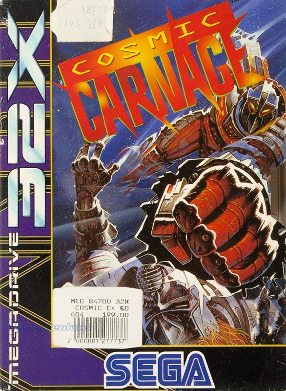 Sega 32X - Cosmic Carnage (Version EU) (avec emballage d\'origine) (emballage d\'origine endommagé) (occasion)