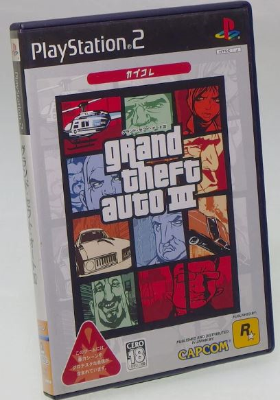 GTA GRAND THEFT AUTO III PS2 ( JAP )