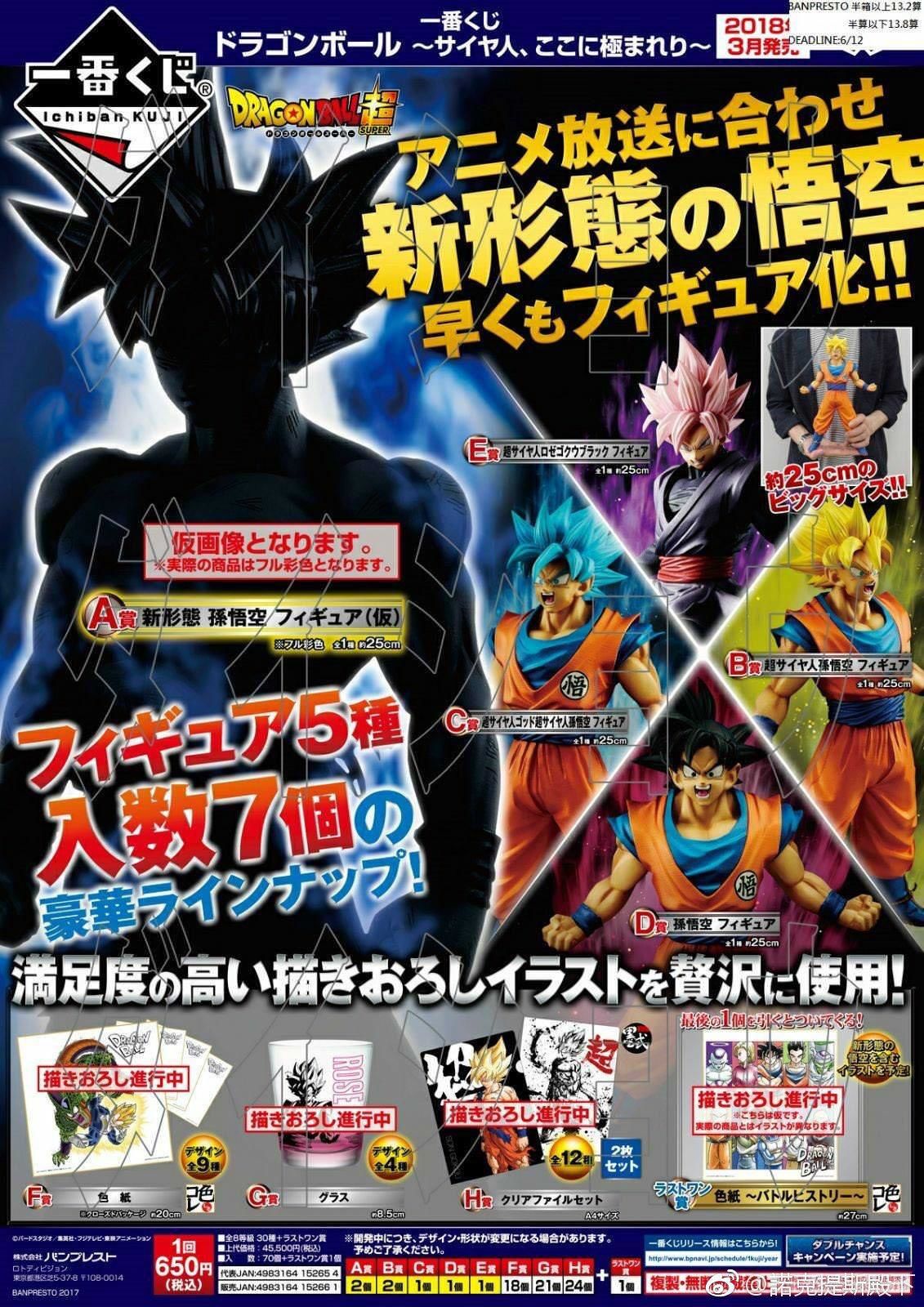 Dragon Ball Super Ichiban-Kuji Set Saiyan Extreme