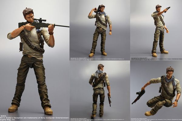 Uncharted 3 Nathan Drake Play Arts Kai 22cm
