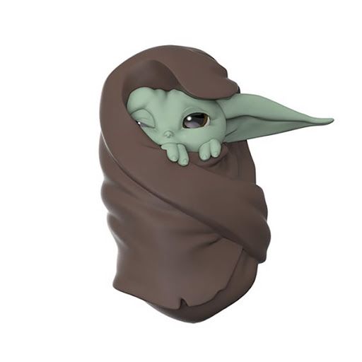 Star Wars Mandalorian - The Child Eating Sleeping Blanket