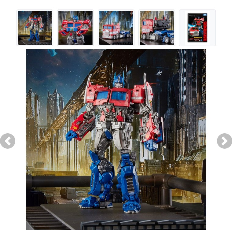 TRANSFORMERS - Optimus Prime - Figurine Masterpiece Movie Series 28cm