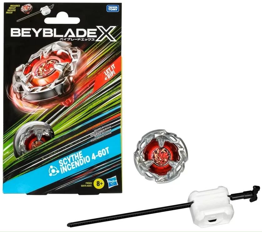 BEYBLADE X - Scythe Incendio 4-60T Starter Pack
