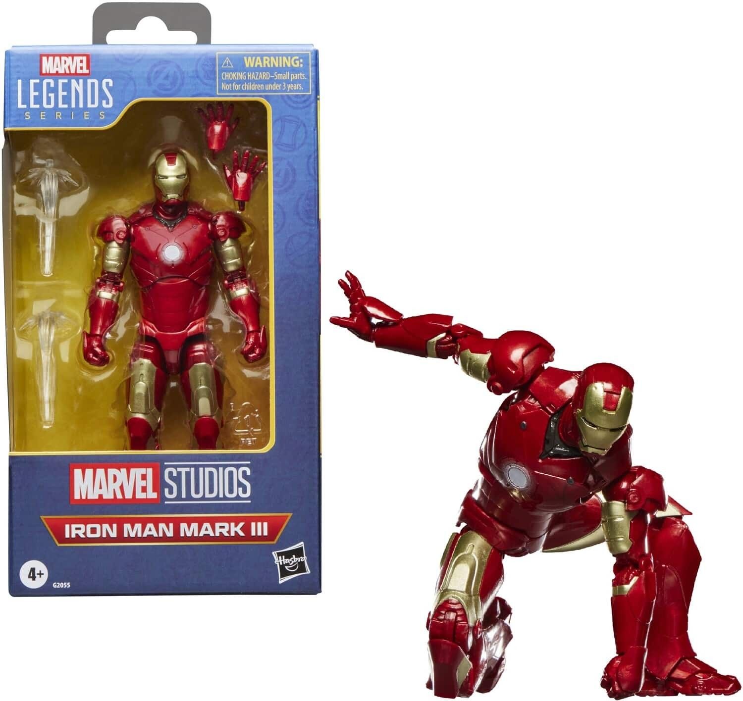 Marvel Legends Series Iron Man Mark III, Iron Man Film Figurine d'Action 15 cm