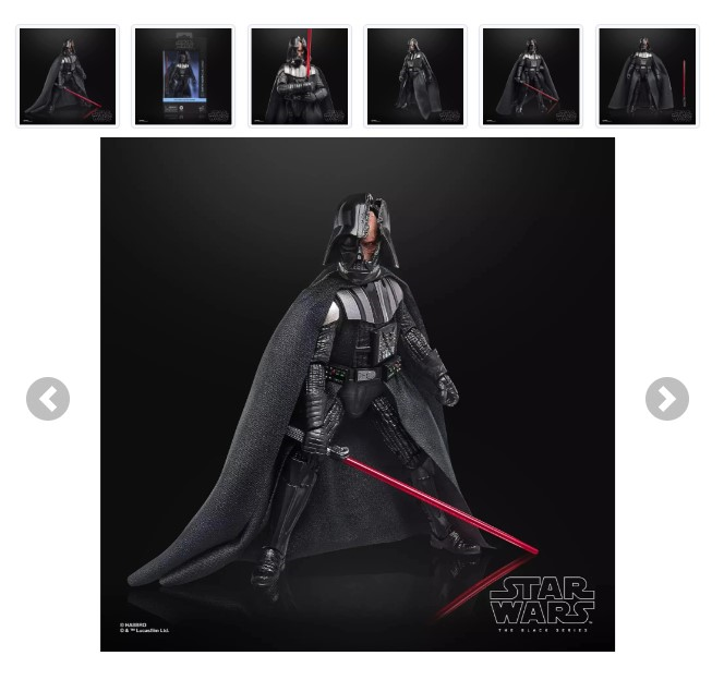 STAR WARS - Dark Vador \"Duel\'s End\" - Figurine Black Series 15cm