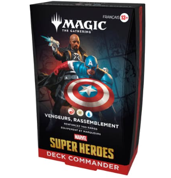 Commander Deck - Magic The Gathering - Marvel Super Heroes - Vengeurs, Rassemblement