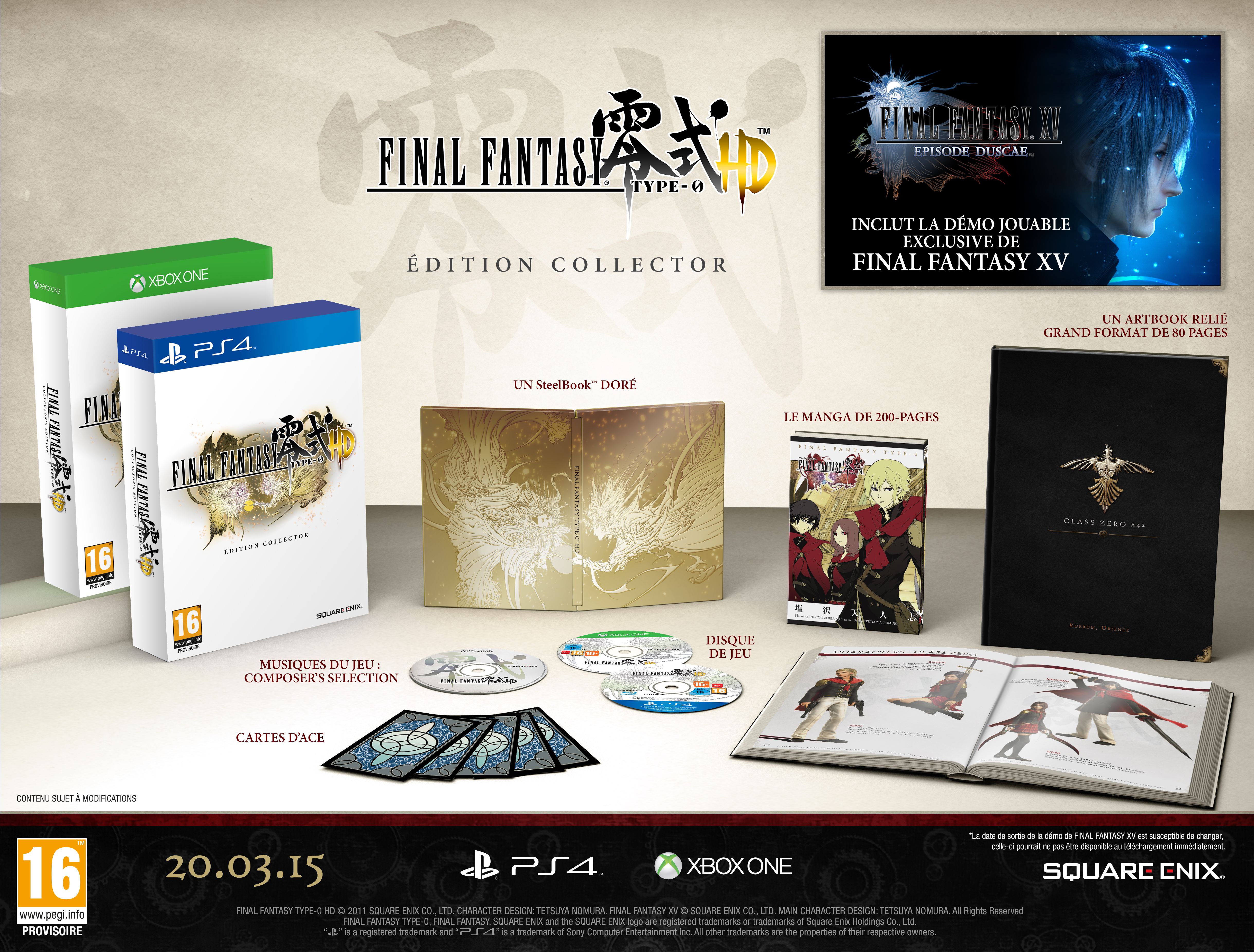Final Fantasy Type-0 HD Collector Edition
