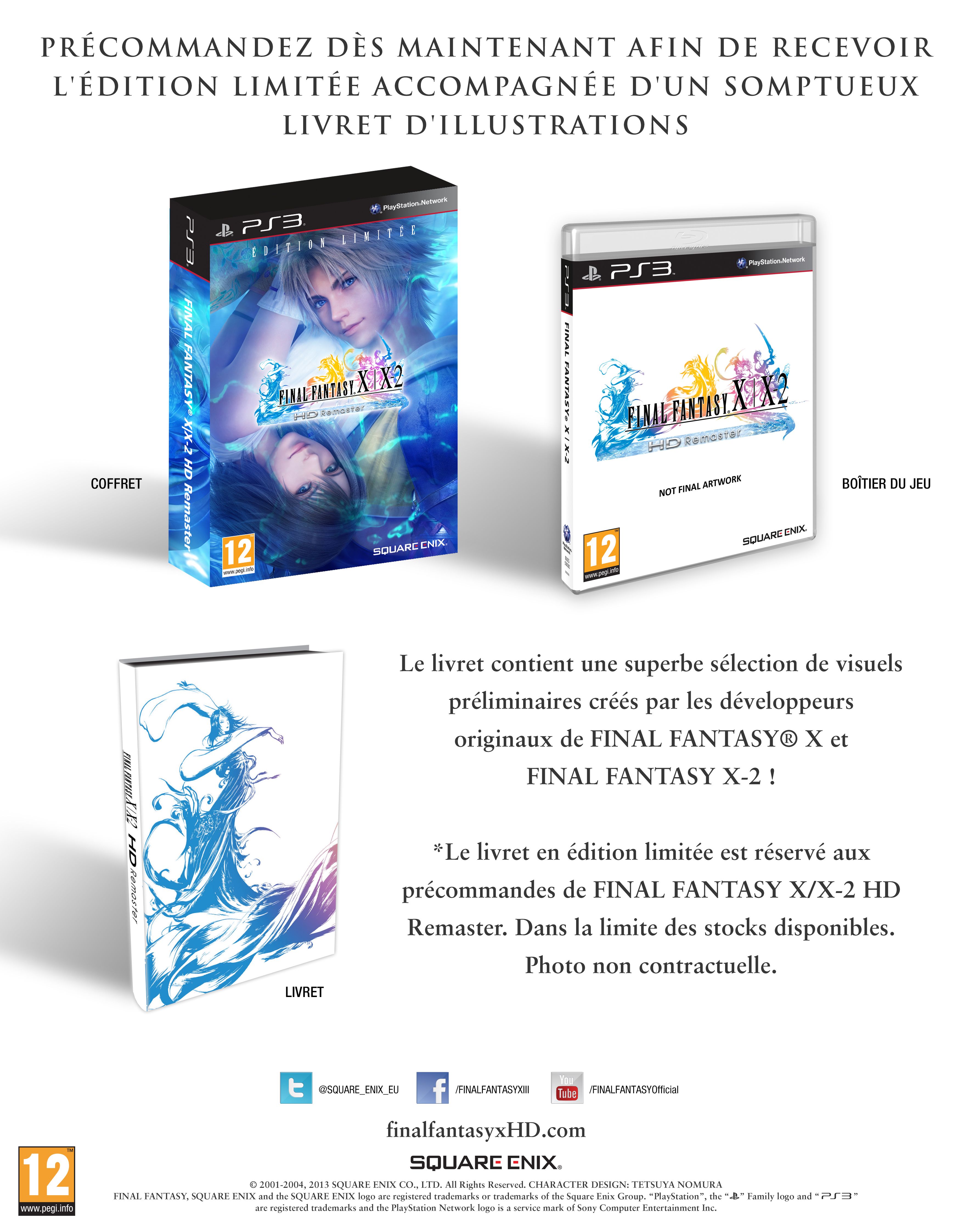 Final Fantasy X & X-2 HD Remaster Limited Edition