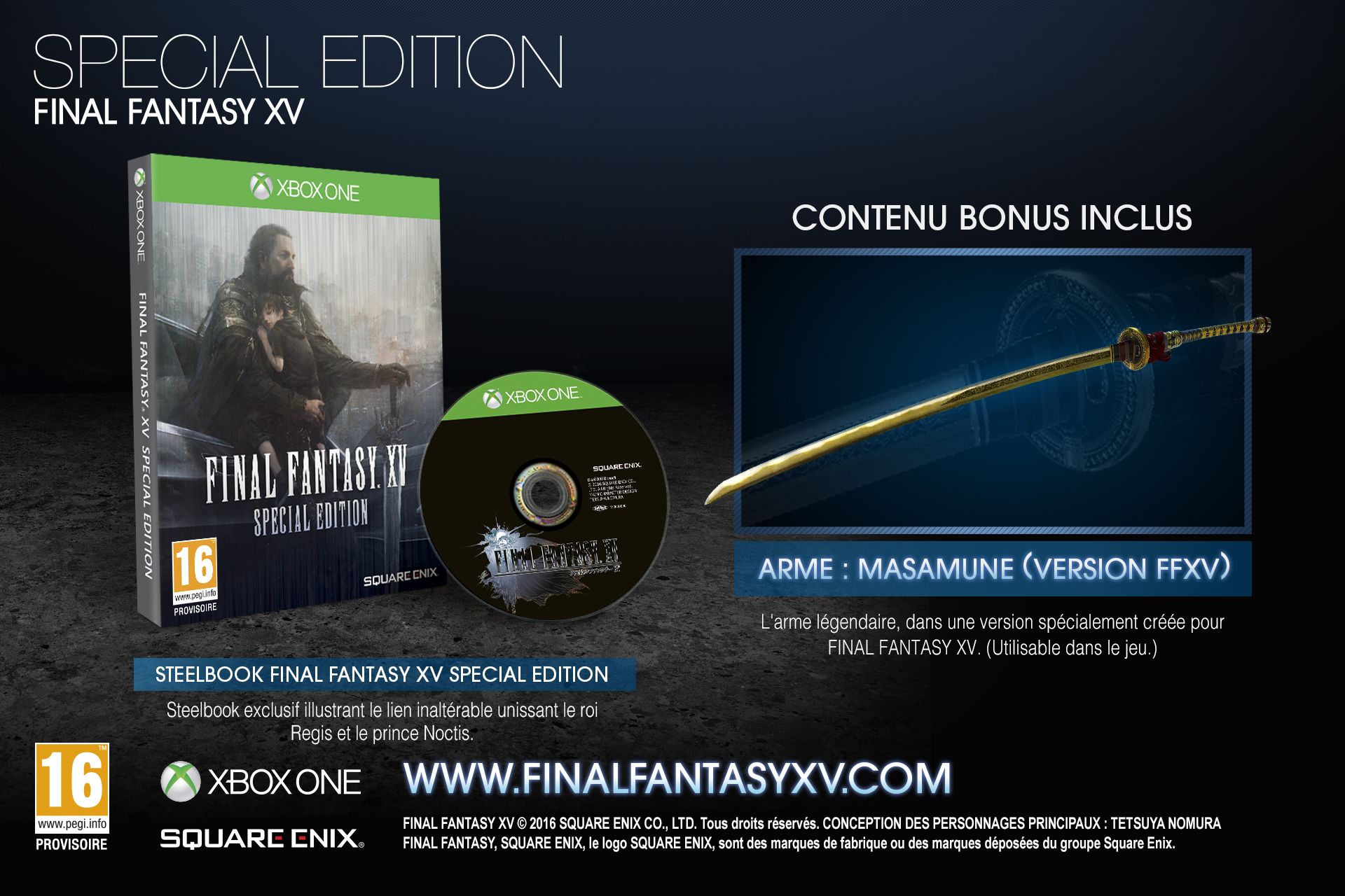 Final Fantasy XV Special Steelbook Edition