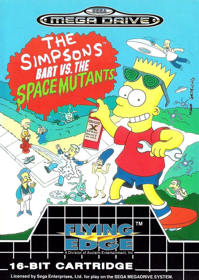 The Simpsons Bart VS The Space Mutants
