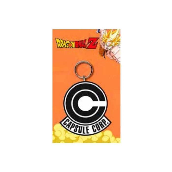 Dragon Ball Z - Capsule Corp Logo Rubber Keychain