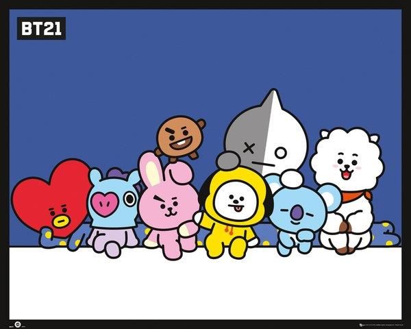 BT21 Group - Mini Poster