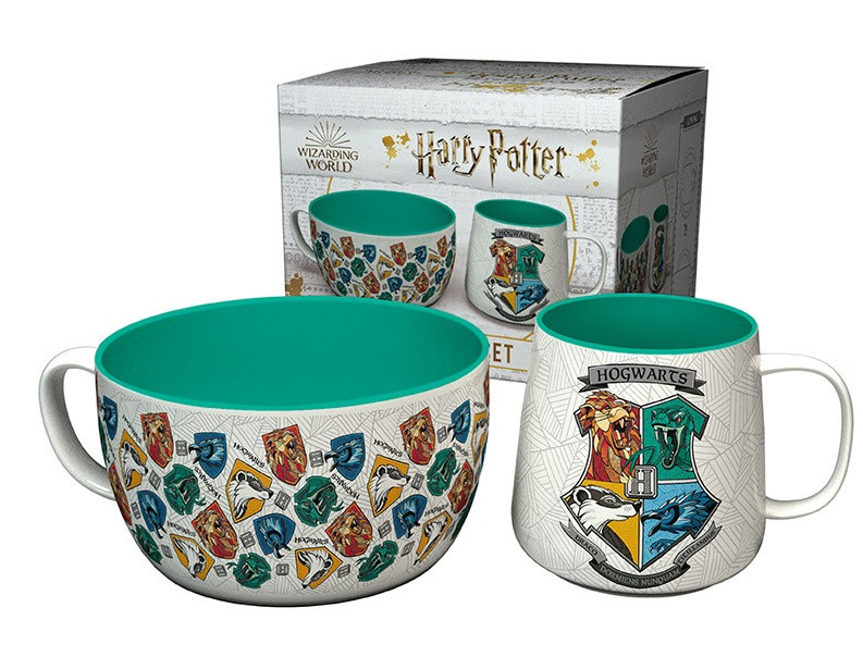 HARRY POTTER - Set Petit Déjeuner Mug + Bol - Ensemble