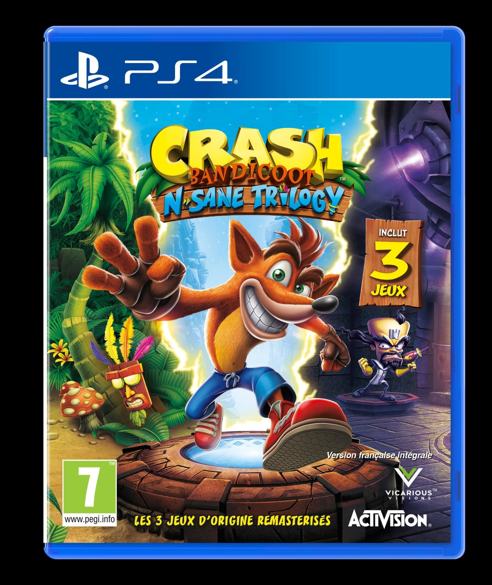 Acheter Crash Bandicoot N.Sane Trilogy - Playstation 4 prix promo
